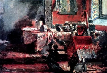 llya Repin œuvres - intérieur etude 1883 Ilya Repin